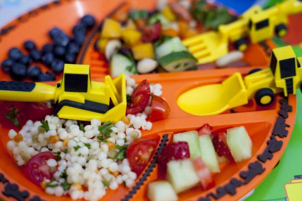 Constructive Eating Childrens Dinnerware Constructive Eating 10" Construction Plate