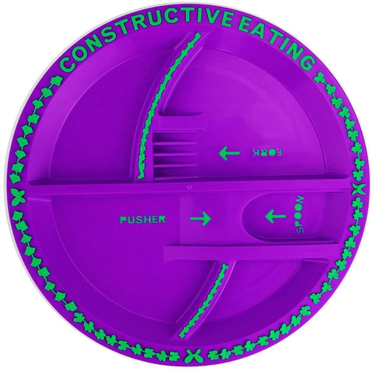 Constructive Eating Childrens Dinnerware Constructive Eating 10in Garden Plate