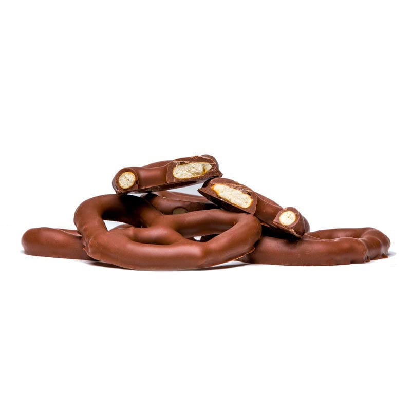 Asher's Chocolate Asher's Milk Chocolate Smothered Pretzel Pieces – 2 lb. Pail