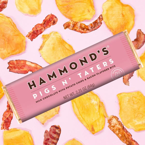 Hammonds Chocolate Hammond's Pigs & Taters Milk Chocolate Bar