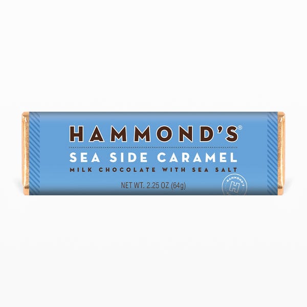 Hammonds Chocolate Hammond's Sea Side Caramel Milk Chocolate Bar