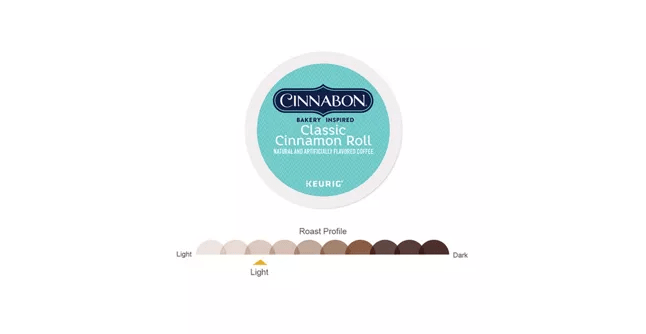 Cinnabon Coffee Cinnabon Classic Cinnamon Roll K-Cup Coffee