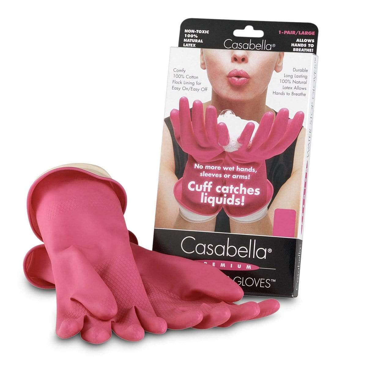 Casabella Cleaning Tools Casabella Gloves Waterstop Pink Gloves - Small