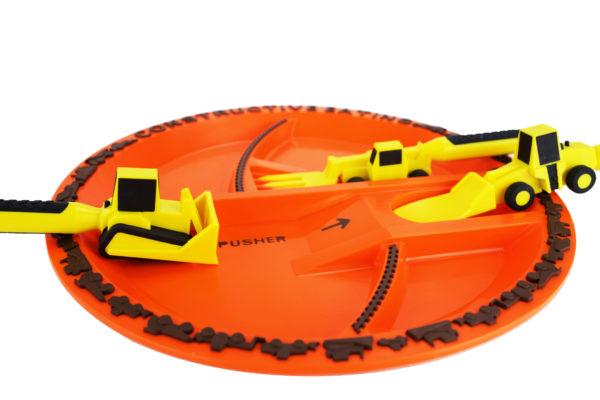 Constructive Eating Childrens Dinnerware Constructive Eating 10&quot; Construction Plate