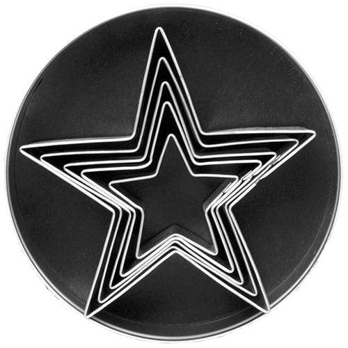 Fox Run Cookie Cutters Fox Run Star Cookie Cutter Tin (Set Of 5)