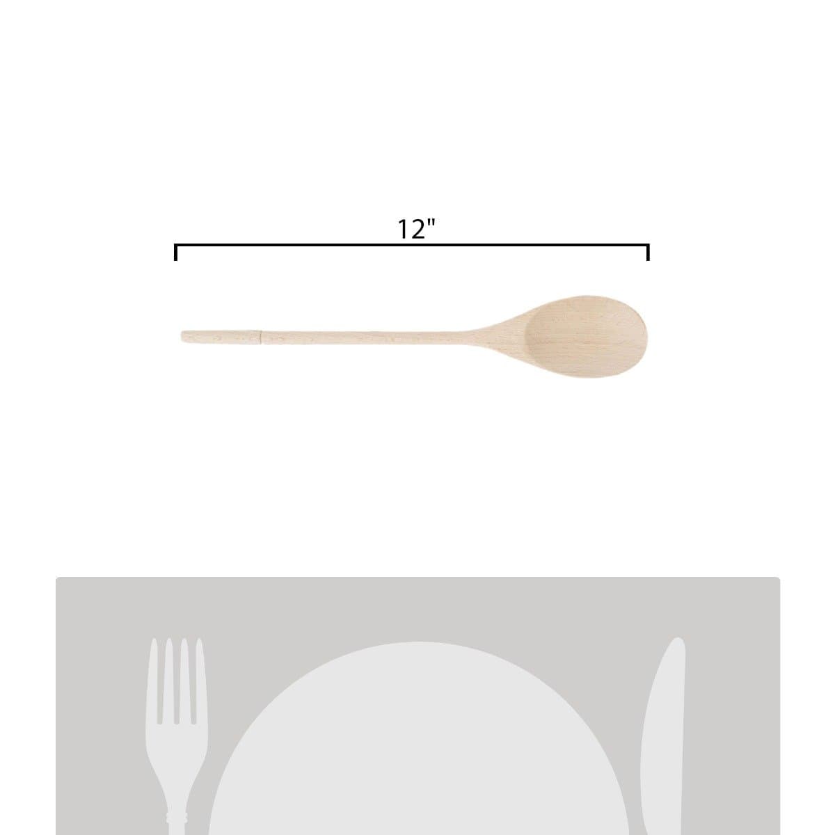 Kitchen & Company Cooking Spoons 12in Mixing Spoon - Beech