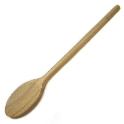 Kitchen & Company Cooking Spoons 14in Beech Wood Mixing Spoon