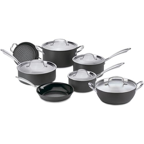 Cuisinart Cookware Sets Cuisinart 12 Piece GreenGourmet Hard Anodized Cookware Set