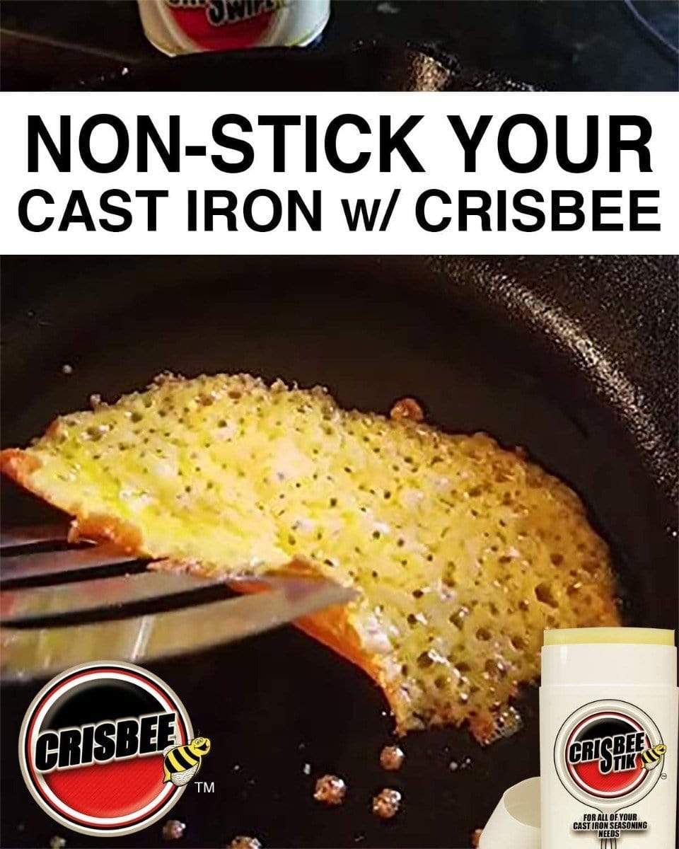 Crisbee Cast Iron Seasoning Stick 2.3 oz - Reading China & Glass