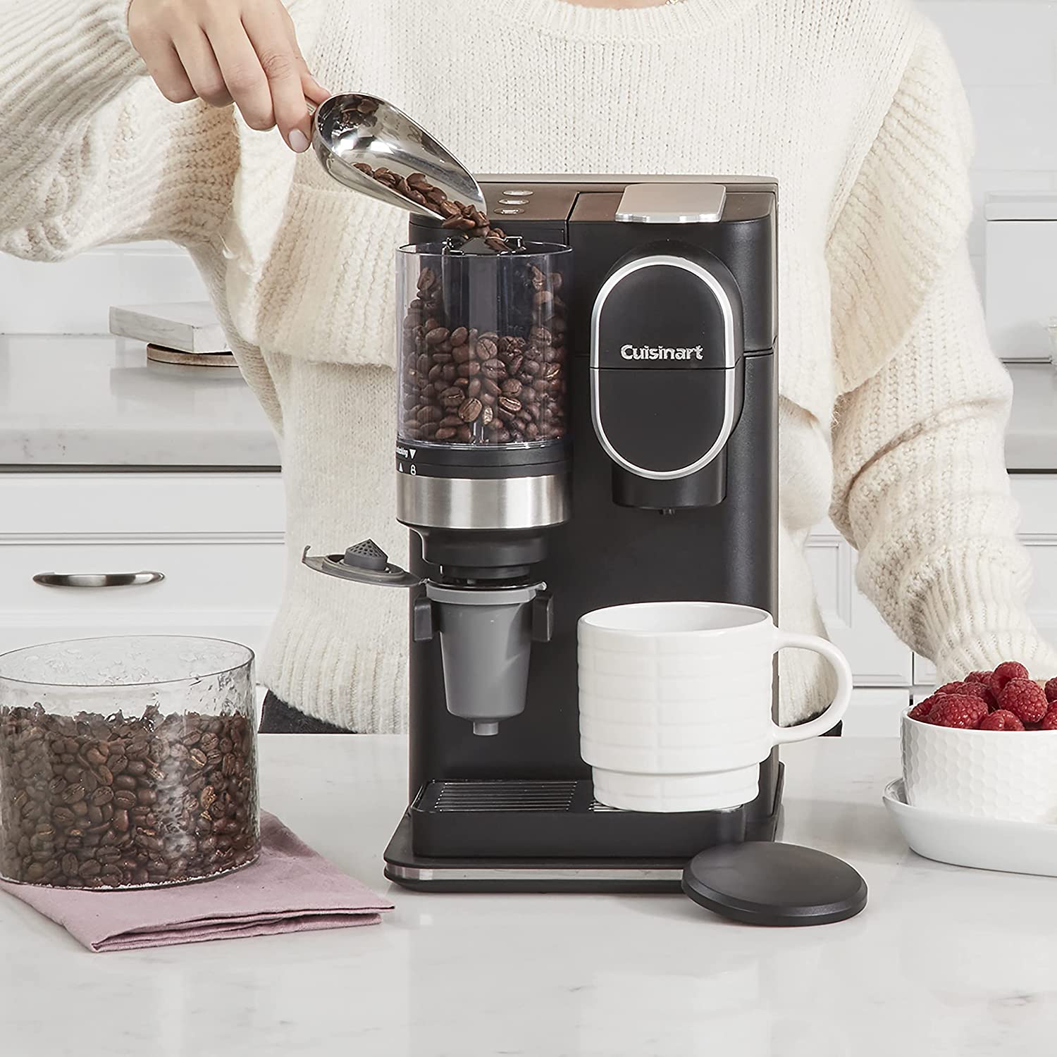 Cuisinart Grind & Brew Single Serve Coffeemaker Review: Small
