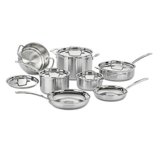 Cuisinart Cookware set Cuisinart® MultiClad Pro Stainless Steel 12 Piece Cookware Set