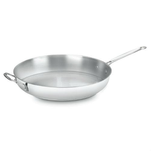 Cuisinart Skillet Cuisinart® Stainless Steel 14&quot; Open Skillet w/Helper Handle