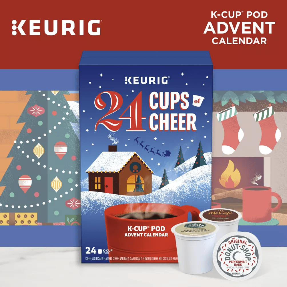 Keurig® 24 Cups of Cheer Advent Calendar Reading China & Glass