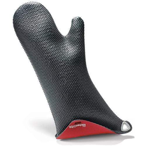 Duncan Kitchen Grips Mitt Duncan Kitchen Grips BBQ Mitt in Cherry Jersey with Black