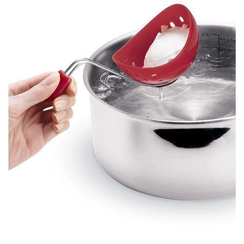 Cuisipro Eggs & Cheese Cuisipro Red Silicone Egg Poacher Set of 2