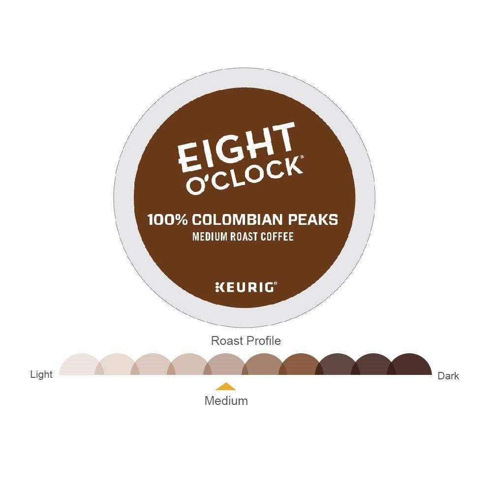 Eight O&#39;Clock Coffee Coffee Eight O&#39;Clock Coffee Colombian Peaks K-Cup Coffee - 24 Count Box