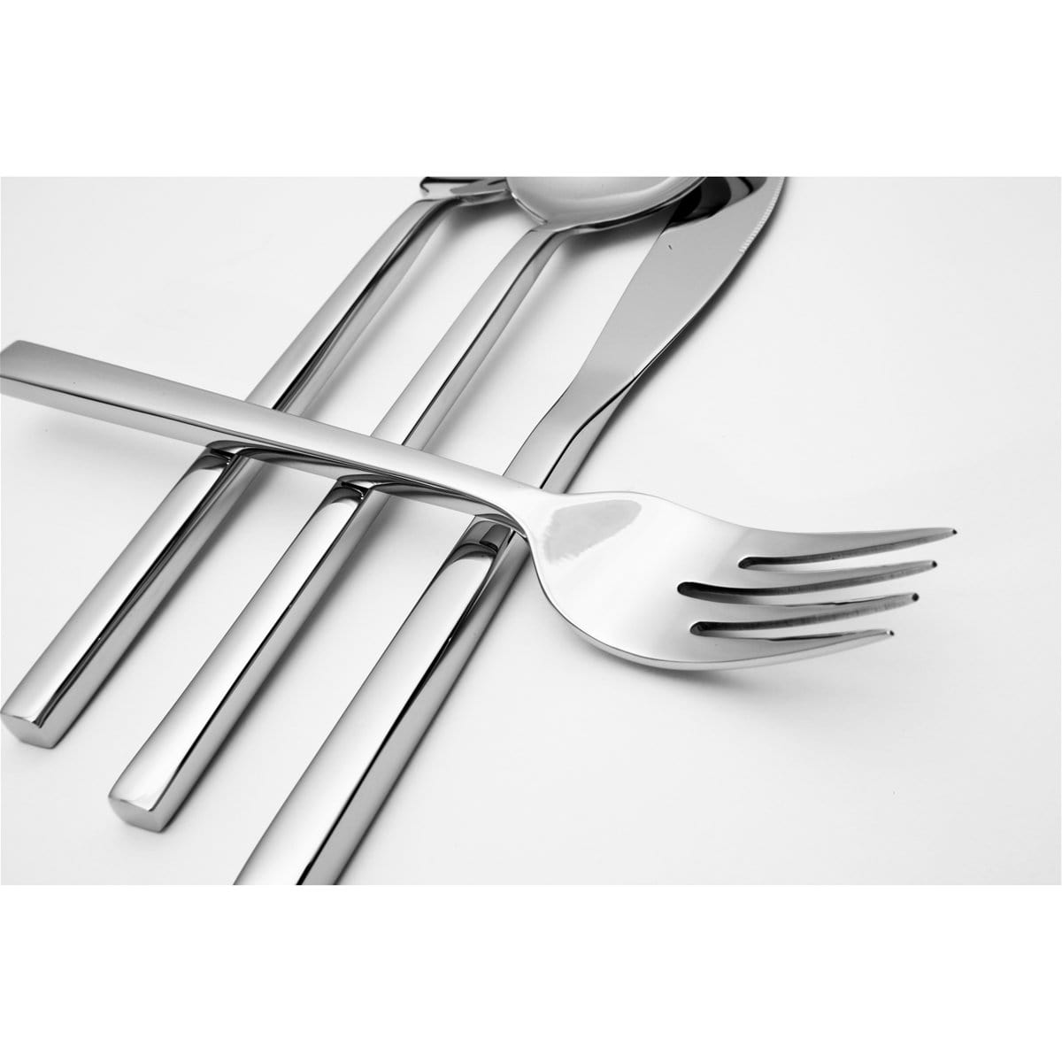 Fortessa Arezzo Brushed Silver 5 Piece Flatware Set