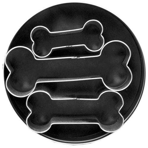 Fox Run Cookie Cutter Fox Run Dog Bone Cookie Cutter Tin (Set Of 3)