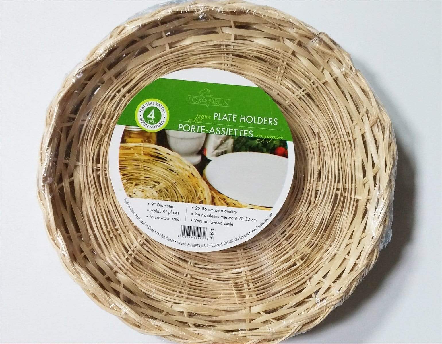 Fox Run Holder Fox Run Wicker Paper Plate Holders (Set Of 4)