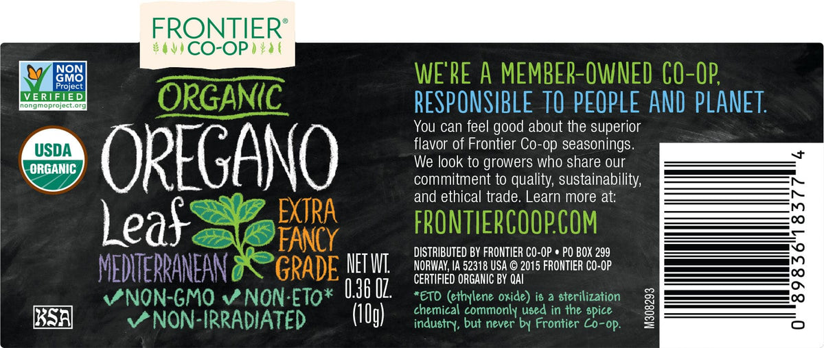 Frontier Co-Op Frontier Co-Op Organic Oregano Leaf .36 oz
