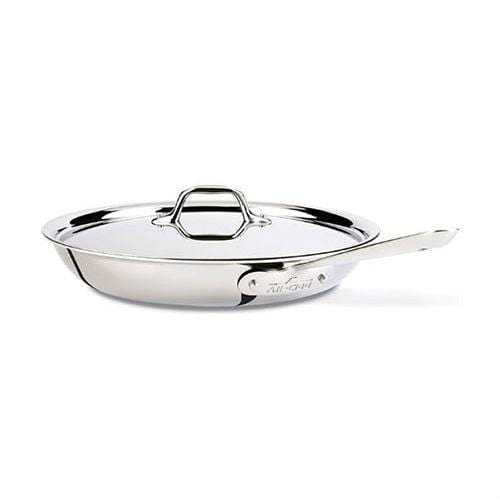 All-Clad Fry Pans & Skillets All-Clad D3 12" Stainless Steel Fry Pan With Lid