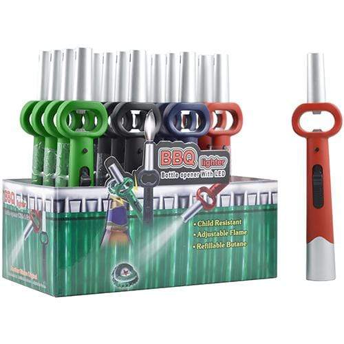 Gibson Enterprises Starters Gibson Enterprises Bottle Opener Lighter With Light - Assorted