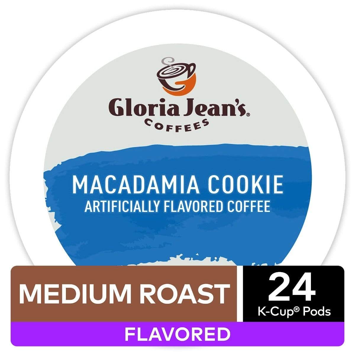 Gloria Jean's Coffee Gloria Jean's Coffees MacadamiaCookie K-Cup Coffee - 24 Count Box