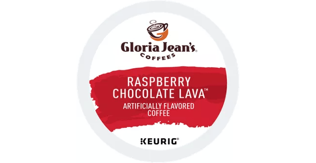 Gloria Jean&#39;s Coffee Gloria Jean&#39;s Coffees Raspberry Chocolate Lava K-Cup Coffee - 24 Count Box