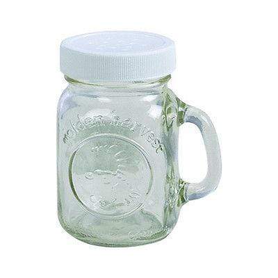Golden Harvest Shaker Golden Harvest 4 oz Salt Shaker in White