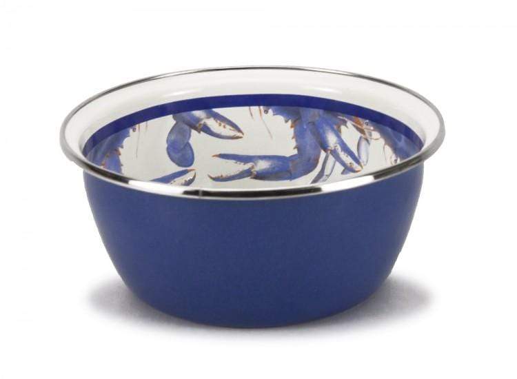 Golden Rabbit Bowl Golden Rabbit Blue Crab Salad Bowl 24 oz