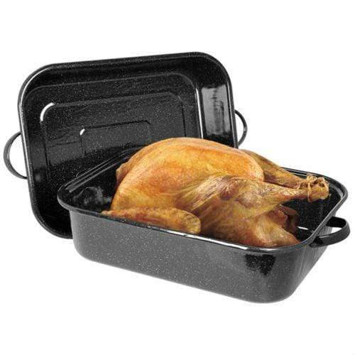GraniteWare Roaster GraniteWare 19.5" Rectangular Roaster With Lid