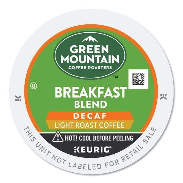 Green Mountain Coffee Coffee Green Mountain Coffee Roasters Breakfast Blend Decaf K-Cup Coffee - 24 Count Box