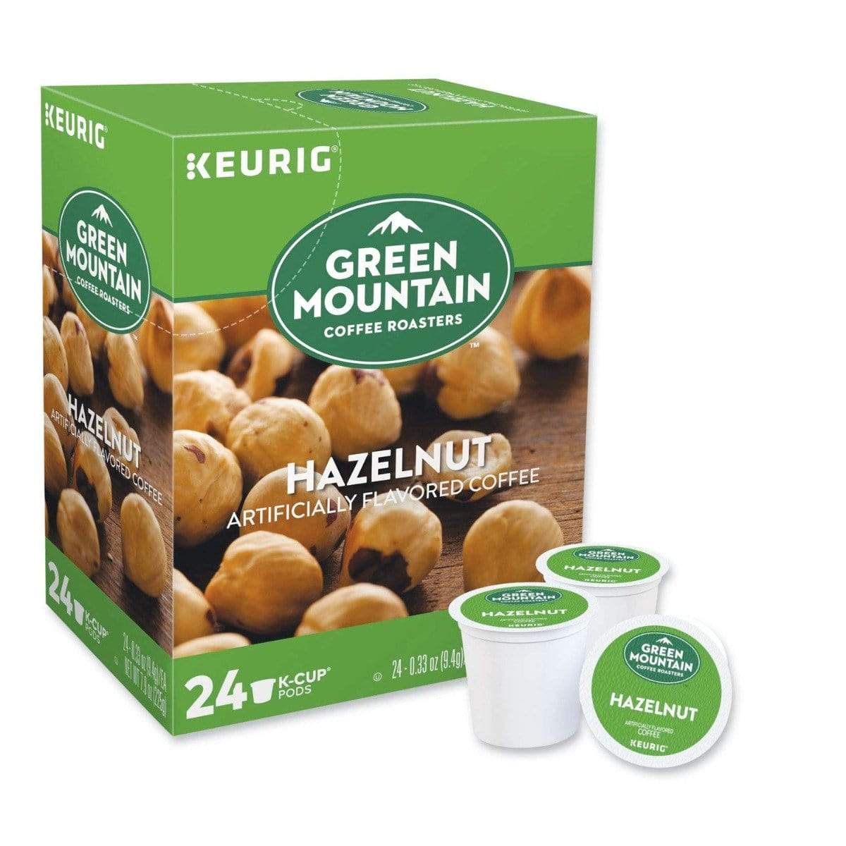 Green Mountain Coffee Coffee Green Mountain Coffee Roasters Hazelnut K-Cup Coffee - 24 Count Box