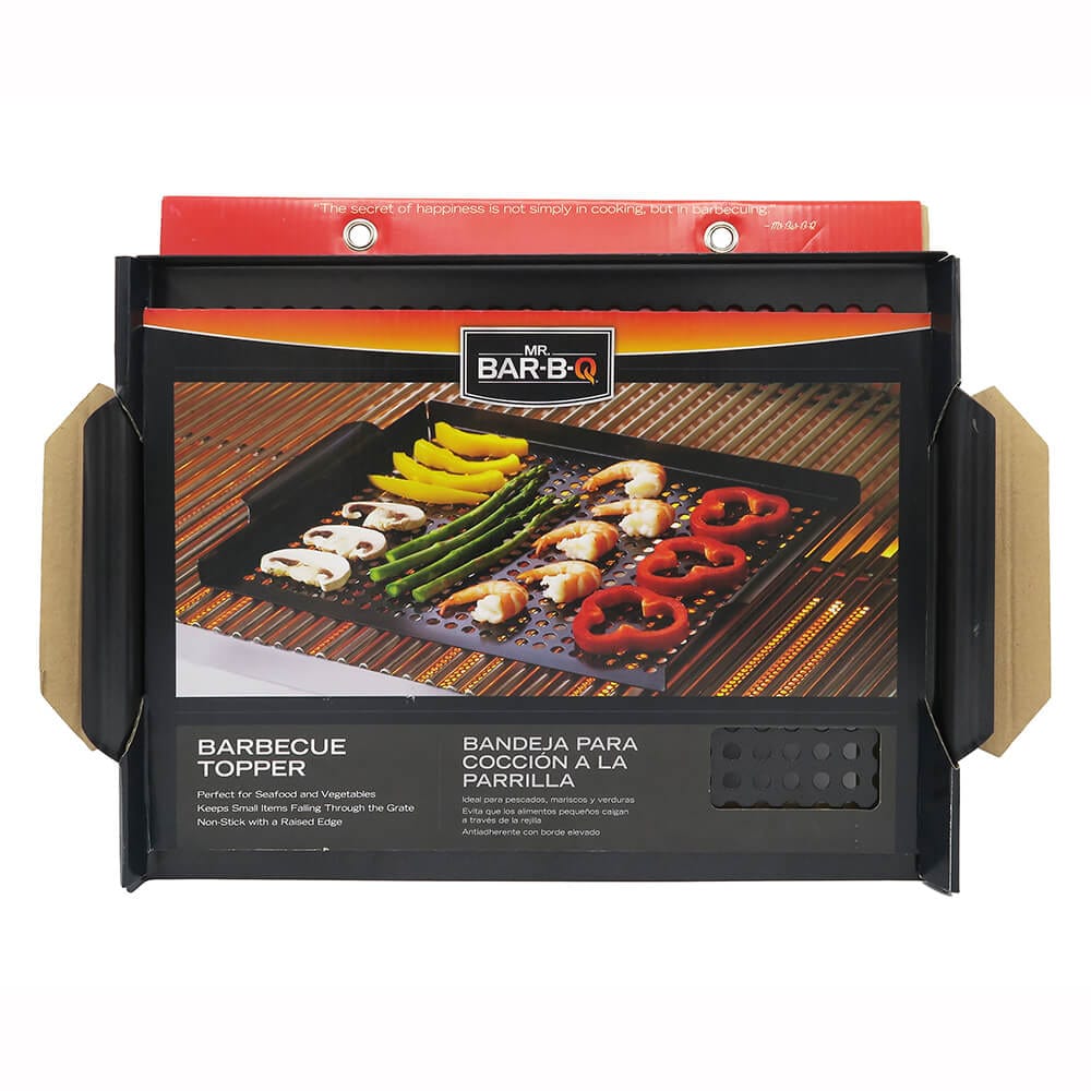 Mr. BBQ Grill Basket Mr. Bar-B-Q Premium Nonstick Barbecue Topper