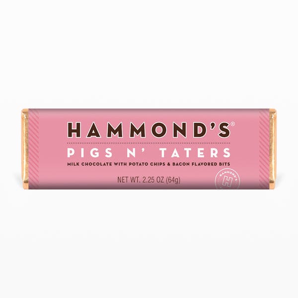 Hammonds Hammond's Pigs & Taters Milk Chocolate Bar