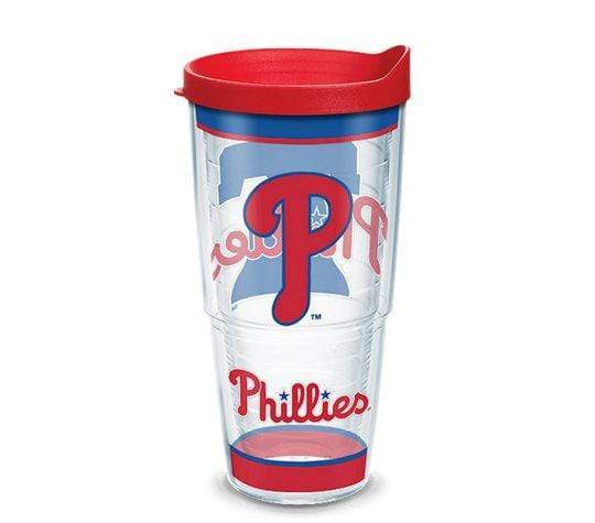 Tervis Tumbler Insulated Drinkware Tervis Tumbler with Lid 24 oz Philadelphia Phillies Tradition