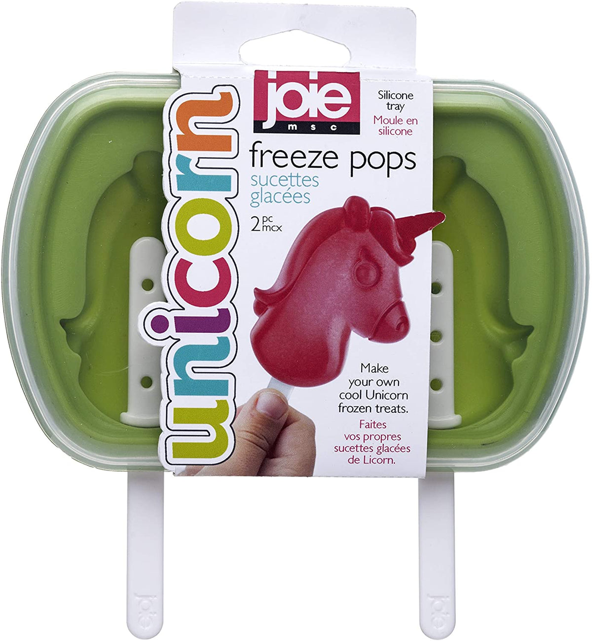 Joie Ice Cream &amp; Frozen Treats Joie Unicorn Freeze Pop Mold