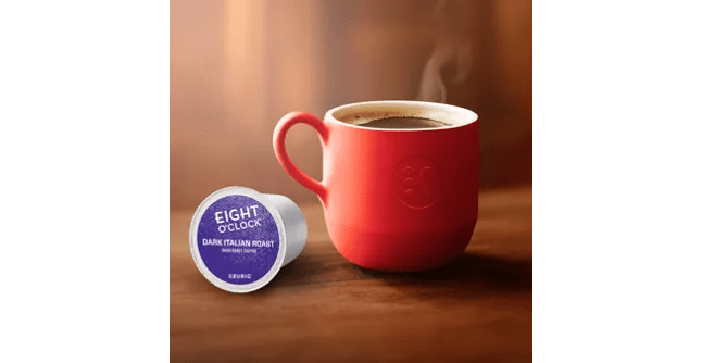 Keurig K-Cups Eight O'Clock Coffee Dark Italian Roast K-Cup Coffee - 24 Count Box