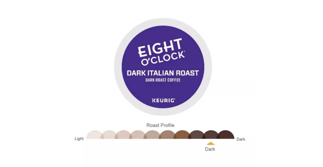 Keurig K-Cups Eight O'Clock Coffee Dark Italian Roast K-Cup Coffee - 24 Count Box