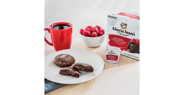 Keurig K-Cups Gloria Jean's Coffees Raspberry Chocolate Lava K-Cup Coffee - 24 Count Box