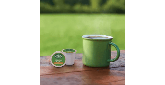 Keurig K-Cups Green Mountain Coffee Roasters Breakfast Blend Decaf K-Cup Coffee - 24 Count Box