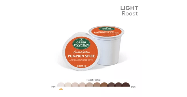 Keurig K-Cups Green Mountain Coffee Roasters Seasonal Selections Pumpkin Spice K-Cup Coffee - 24 Count Box