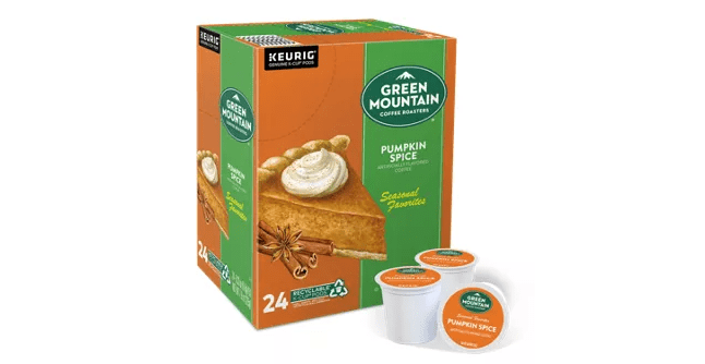 Keurig K-Cups Green Mountain Coffee Roasters Seasonal Selections Pumpkin Spice K-Cup Coffee - 24 Count Box