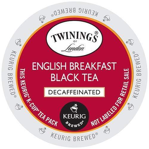 Keurig K-Cups Twinings Decaf English Breakfast Tea K-Cup (24 Count Box)