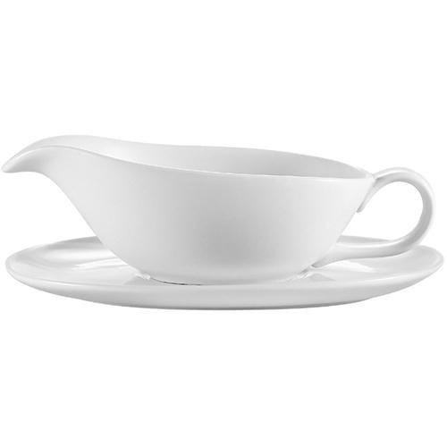 Kent Boat Kent Wide Gravy Boat w/ Tray