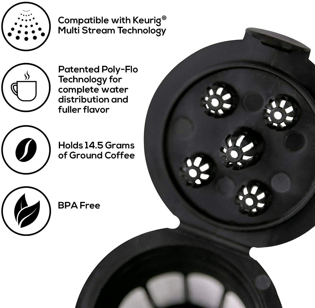 Keurig Keurig K-Cup Accessories Café Supreme Reusable Coffee Filter Cup for Keurig