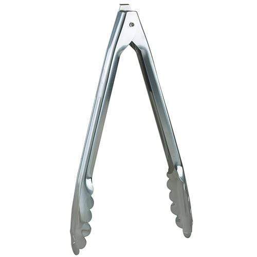 Oneida Stainless Steel Kitchen Tongs with Silicone Head Set of 2