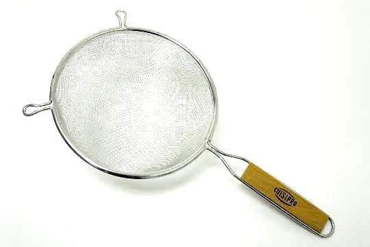 Kitchen &amp; Company Strainer 7&quot; Wooden Handle Strainer