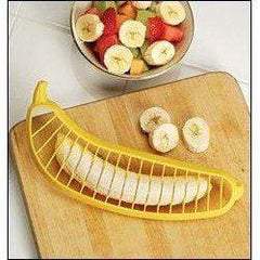 Banana Slicer - One Step Plastic Banana Cutter For Perfect Slices Every Time