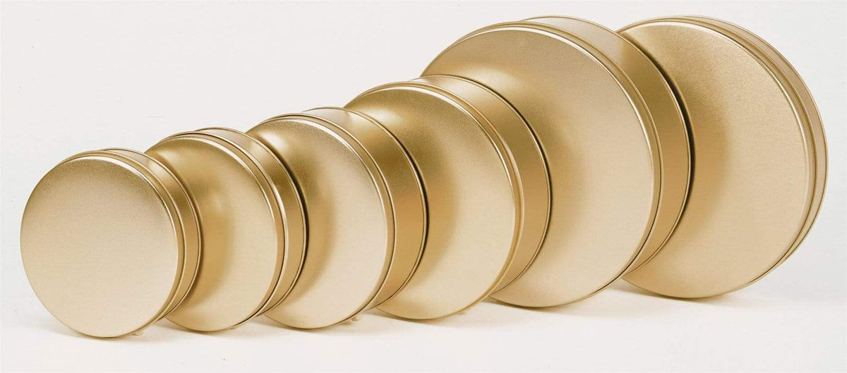 Kitchen &amp; Company Cookie Tin Gold Cookie Tin